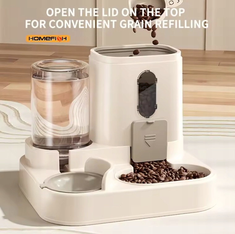 Automatická Výdejník Vody Krmídlo Pro Kočky A Dávkovač , Dávkovač Nápojů 2 V 1