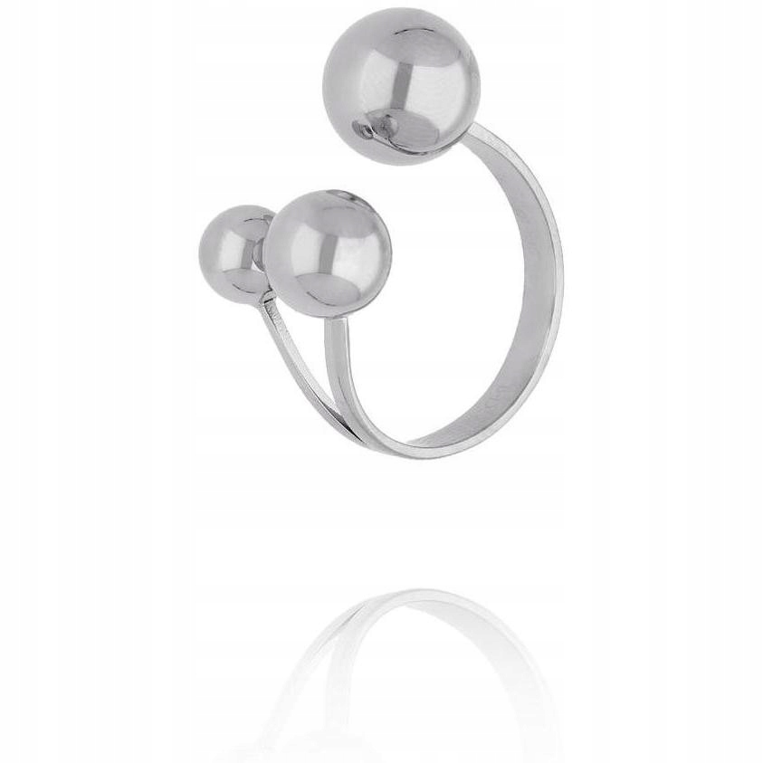 Pierścionek damski srebrny By Dziubeka kółko R-15