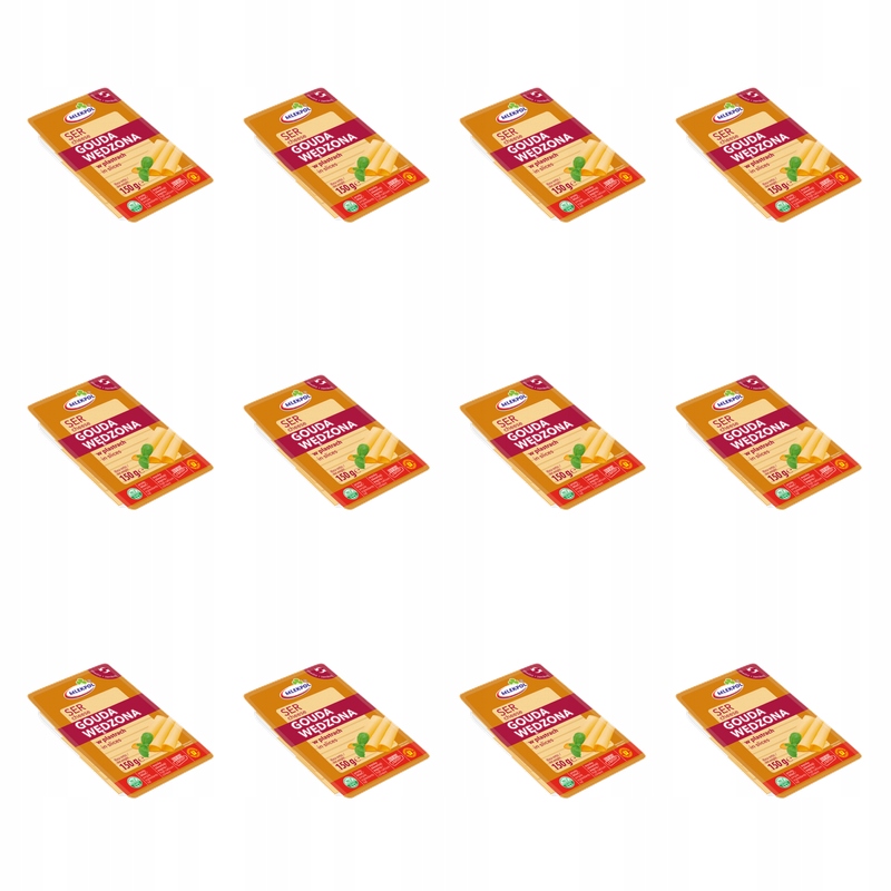 Sýr Gouda uzené plátky 150g Sm Mlekpol X12