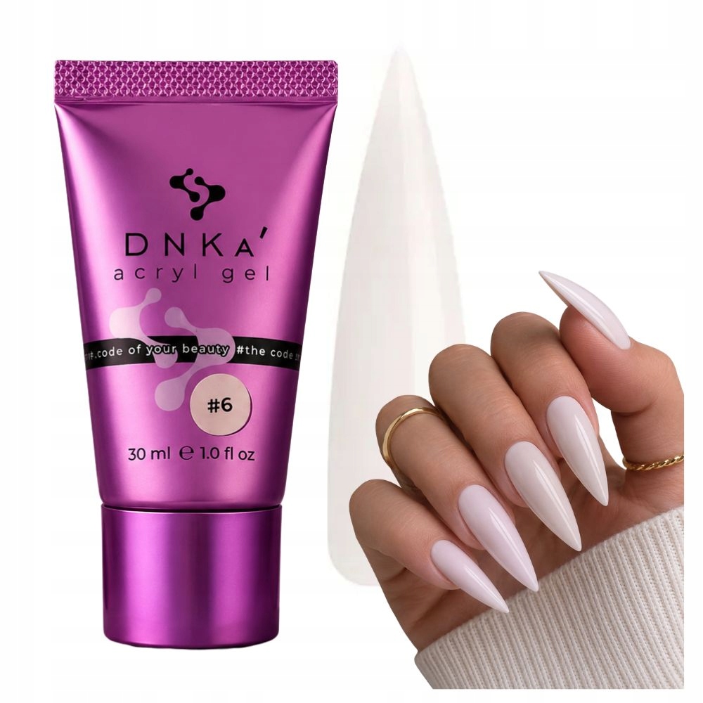 Acryl Gel 0006 Creamy akrylożel do przedłużania paznokci jasny beżowy