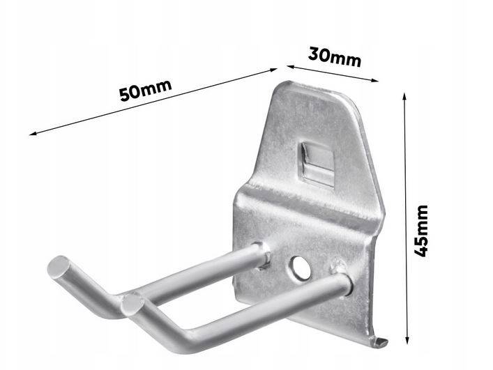 Zestaw haków podwójnych małych 6 szt Marka Patrol Group