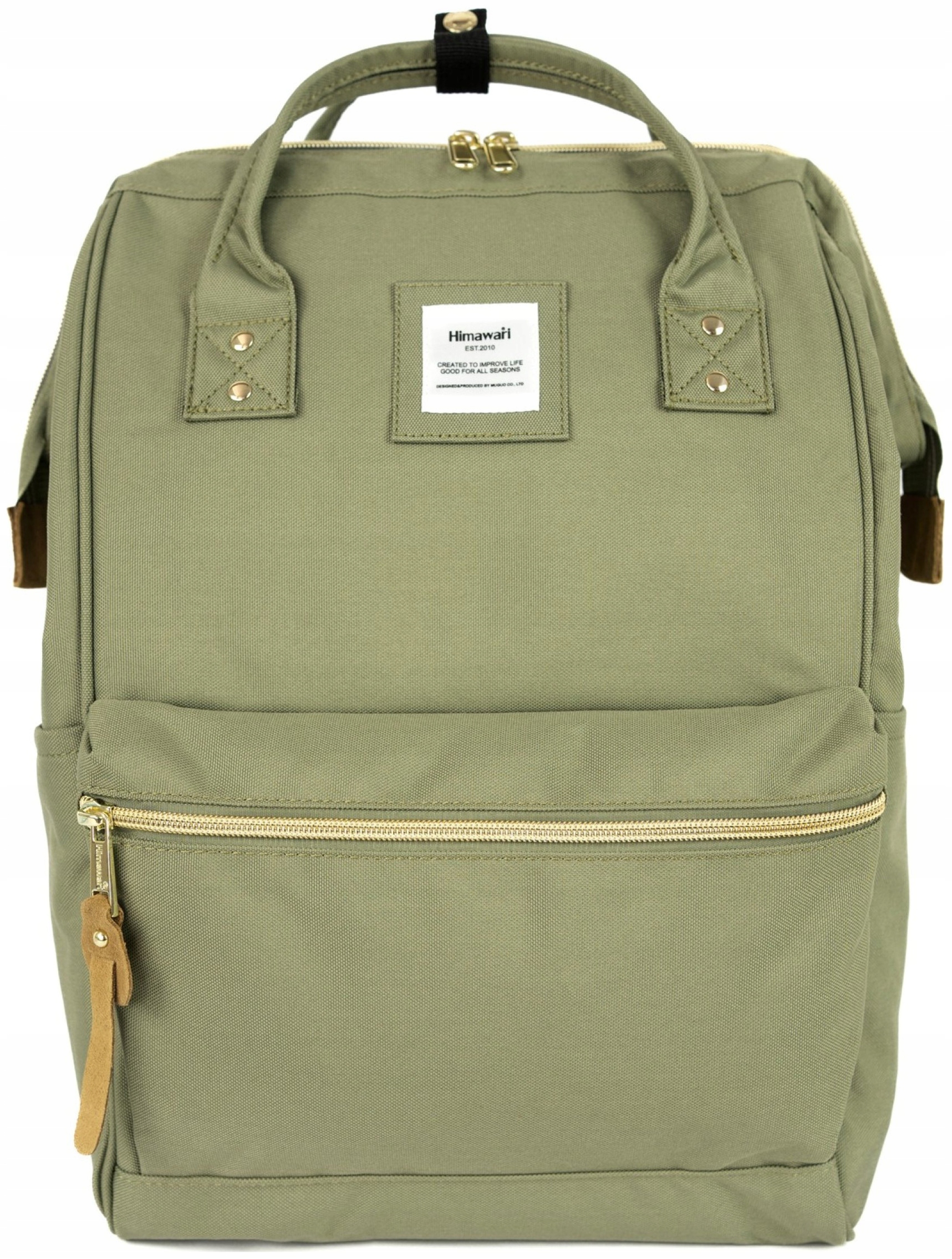 Dámský Batoh na notebook Himawari Classic, lehký, prostorný, khaki