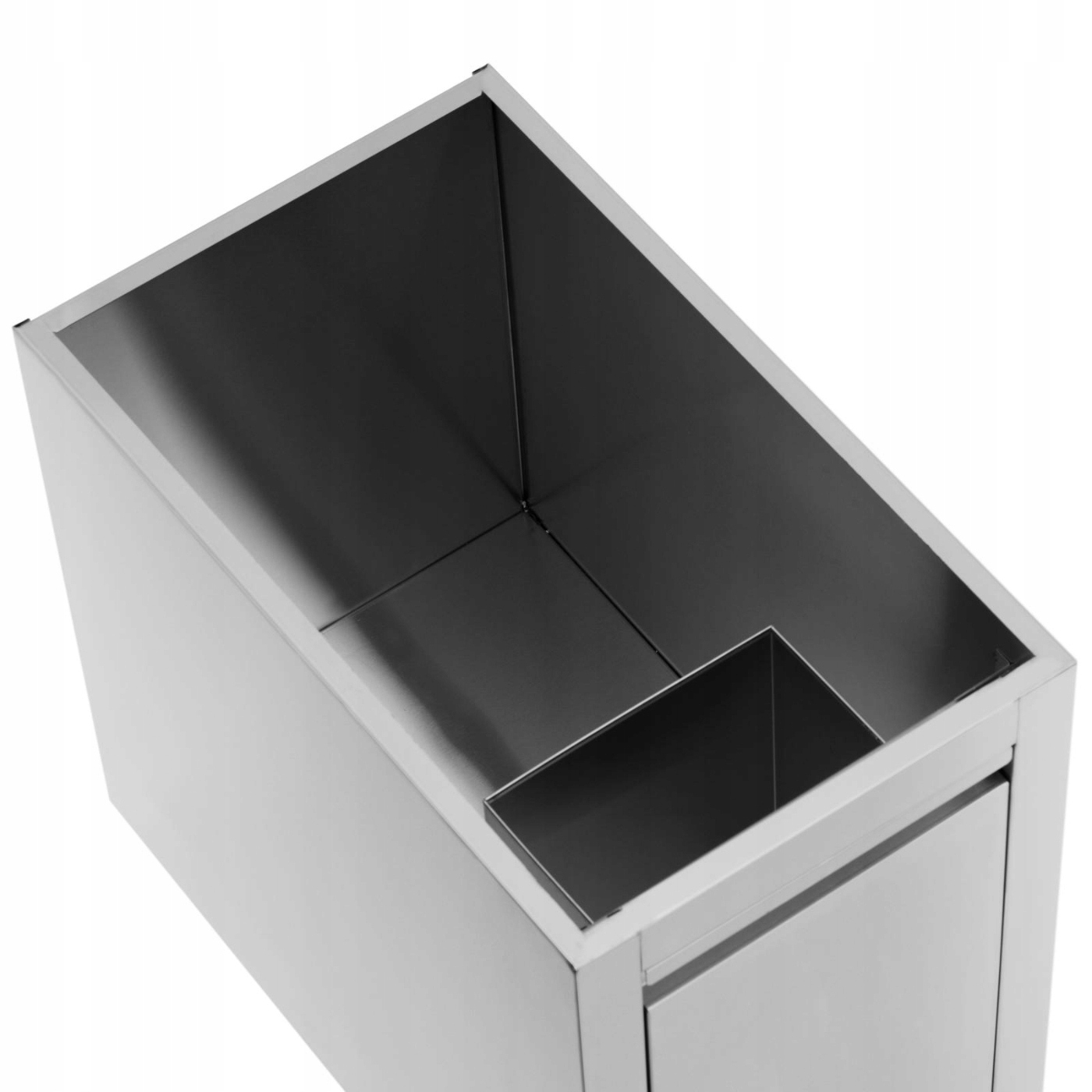 Kosz na śmieci podblatowy 125L stal nierd Royal Catering RCCW-400D 10013316