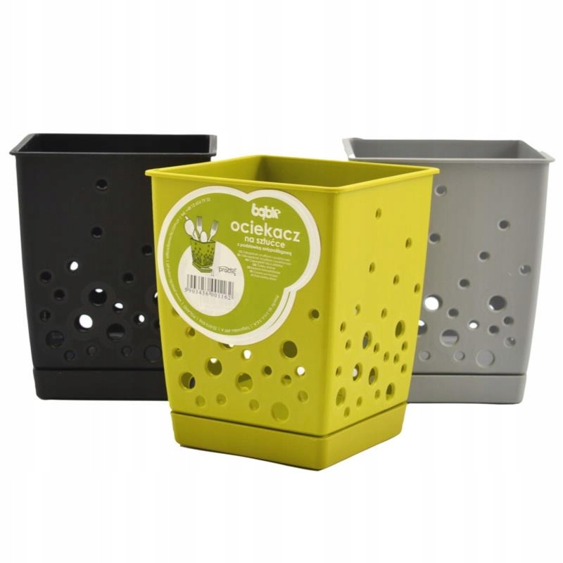 Ociekacz na sztućce plastikowy mix kolorów