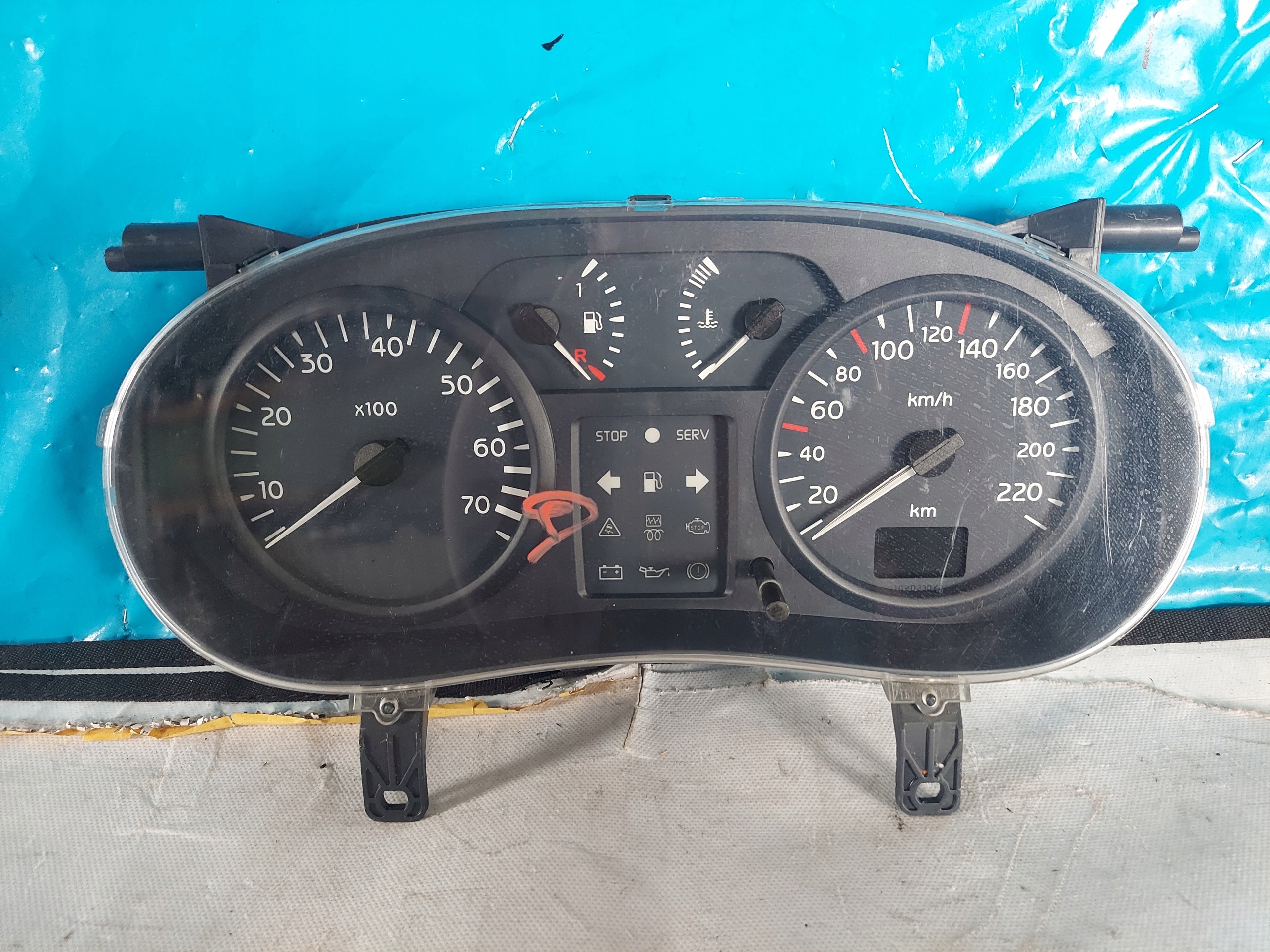 dials clock CLIO II 1.5 DCI