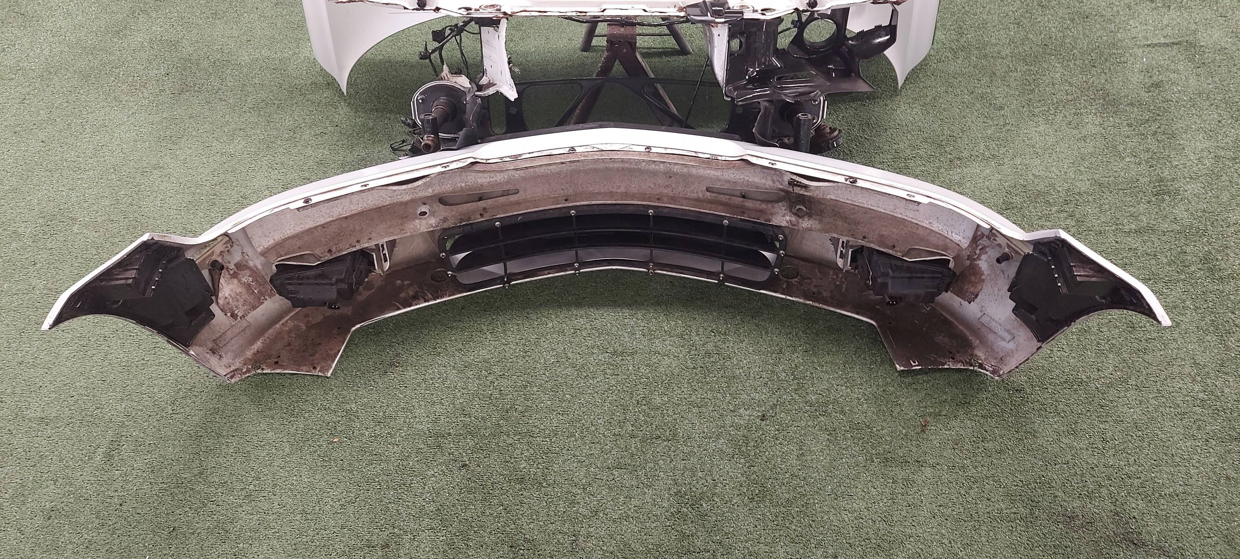 bumper front +sider BMW Z3 m-packet complete LAK: 354 TITANSILBER