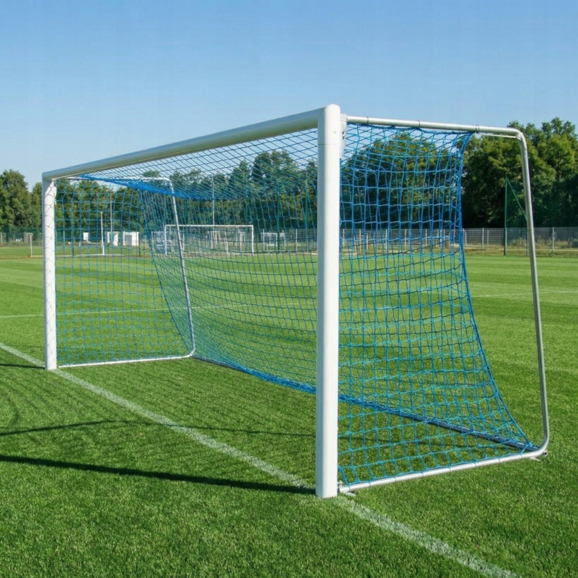 Síť na fotbalovou branku 5x2 m, tloušťka 4 mm, barva modrá 500x200 cm