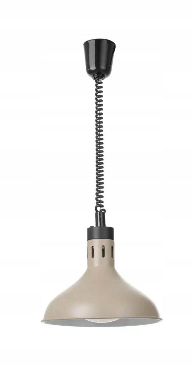 Závěsná lampa na ohřívání pokrmů ve tvaru zvonu Hendi, béžová