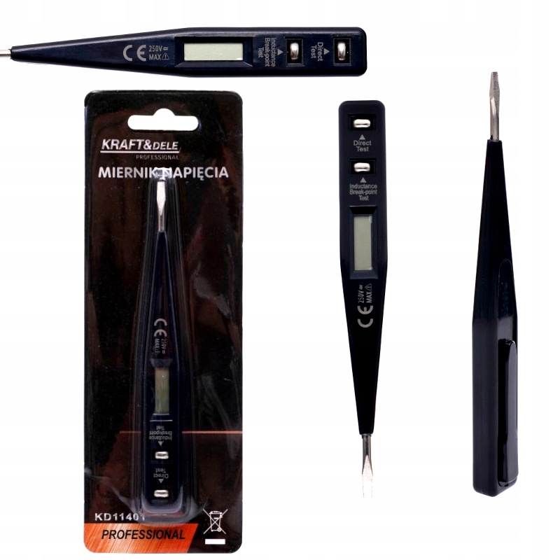 PROBÓWKA TESTER RÓBNIK NAPIĘCIA MIERNIK DETEKTOR
