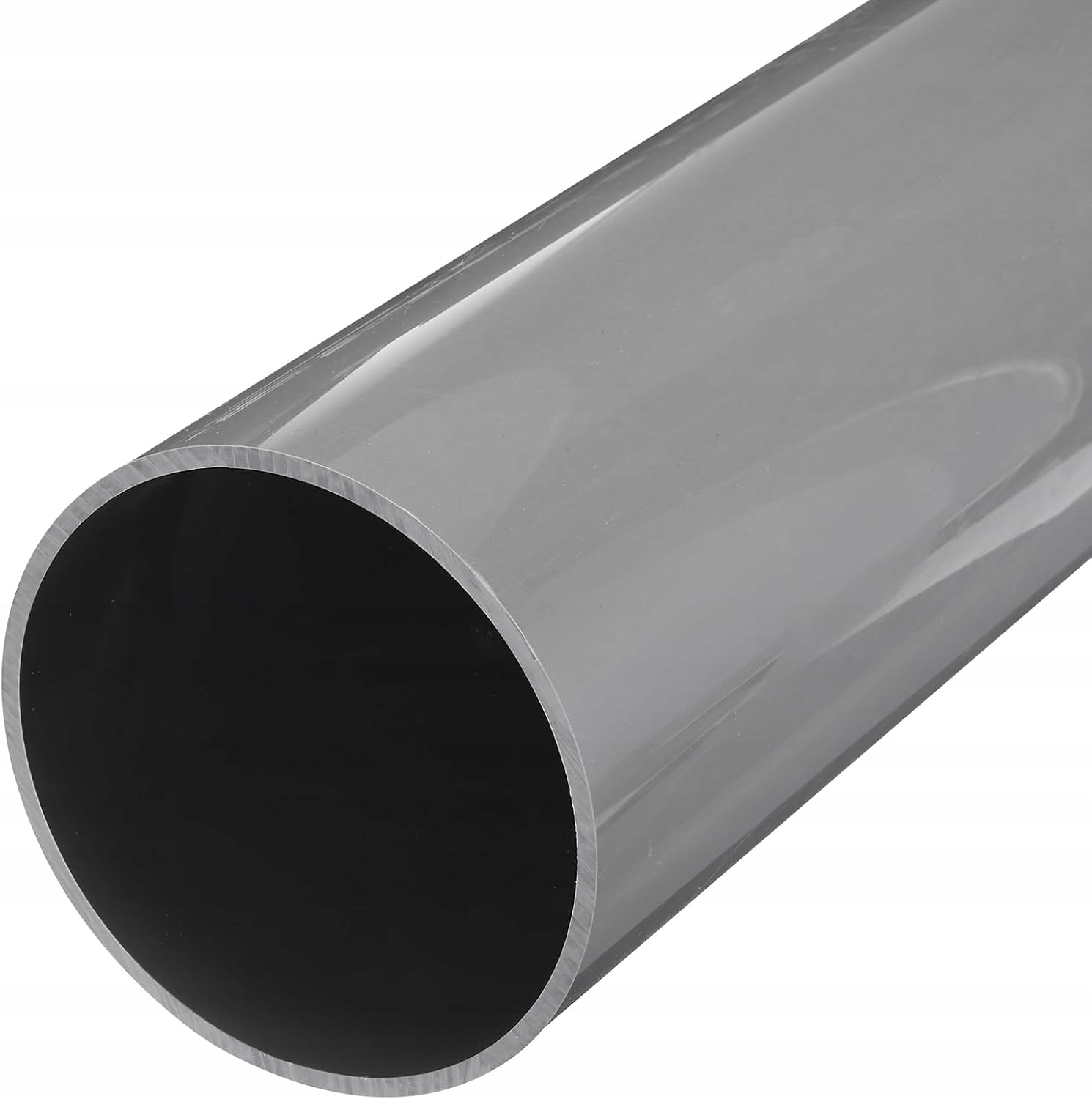 Pvc rúrka Quarkzman pevná okrúhla 140 mm Od 131,4 mm ID 0,5 m svetlosivá