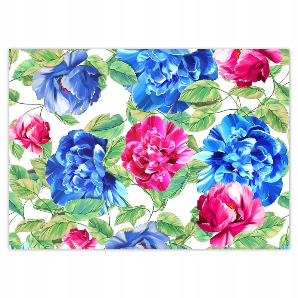 

Naklejki 70x50 Kolorowe kwiatki Kwiaty