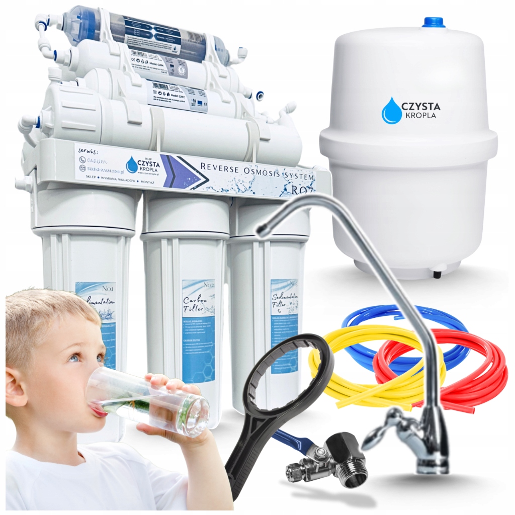 Filtr Do Wody Odwrócona Osmoza RO7 Jonizator Mineralizator
