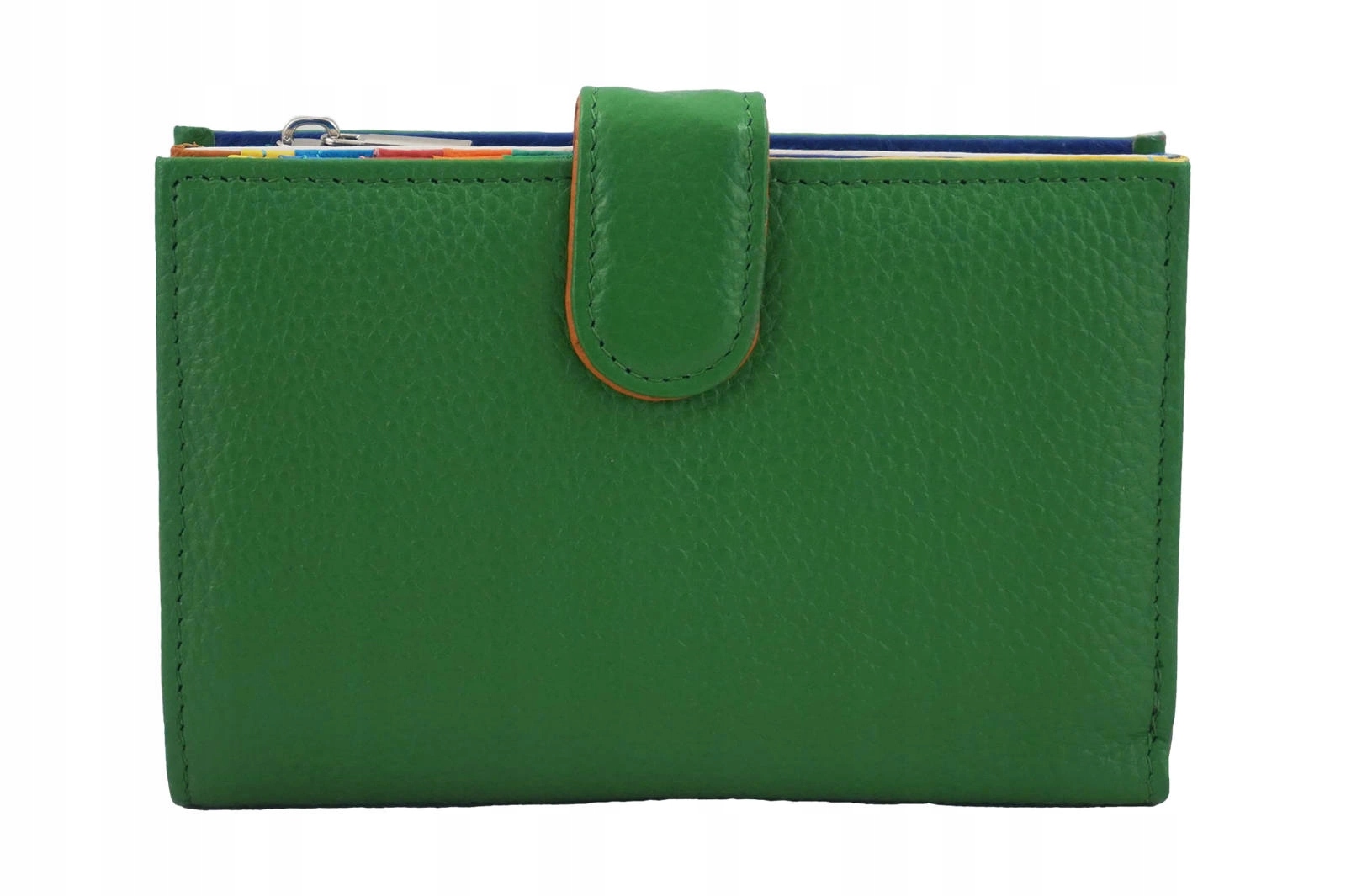 Kožená peněženka s ochranou Rfid karet zelená