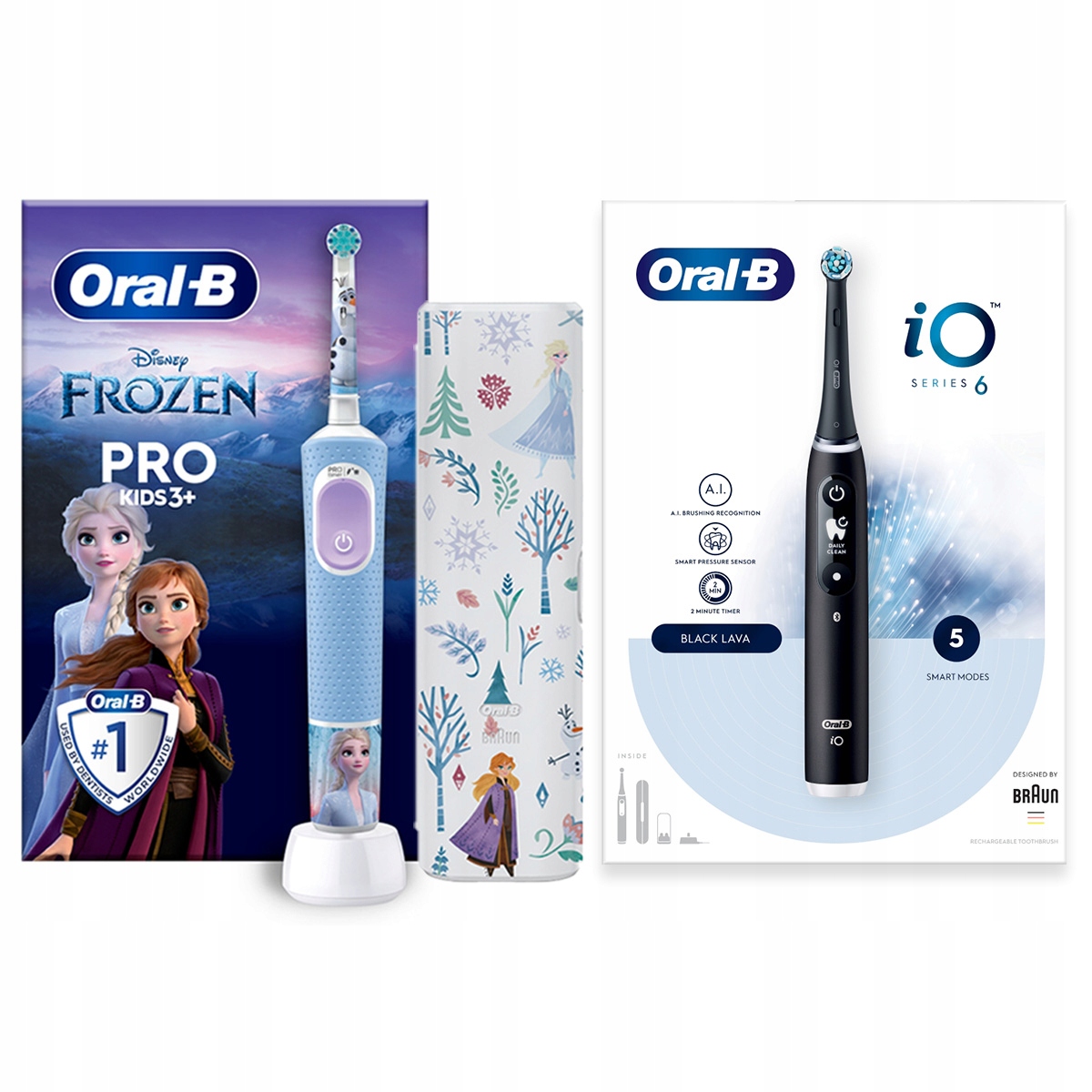 Szczoteczka dziecięca Pro Kids Frozen Szczoteczka elektryczna Oral-B io 6