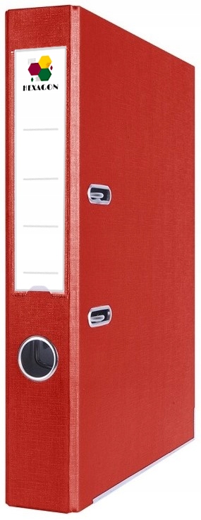 

Segregator Dźwigniowy Z Szyną A4 55MM Czerwony