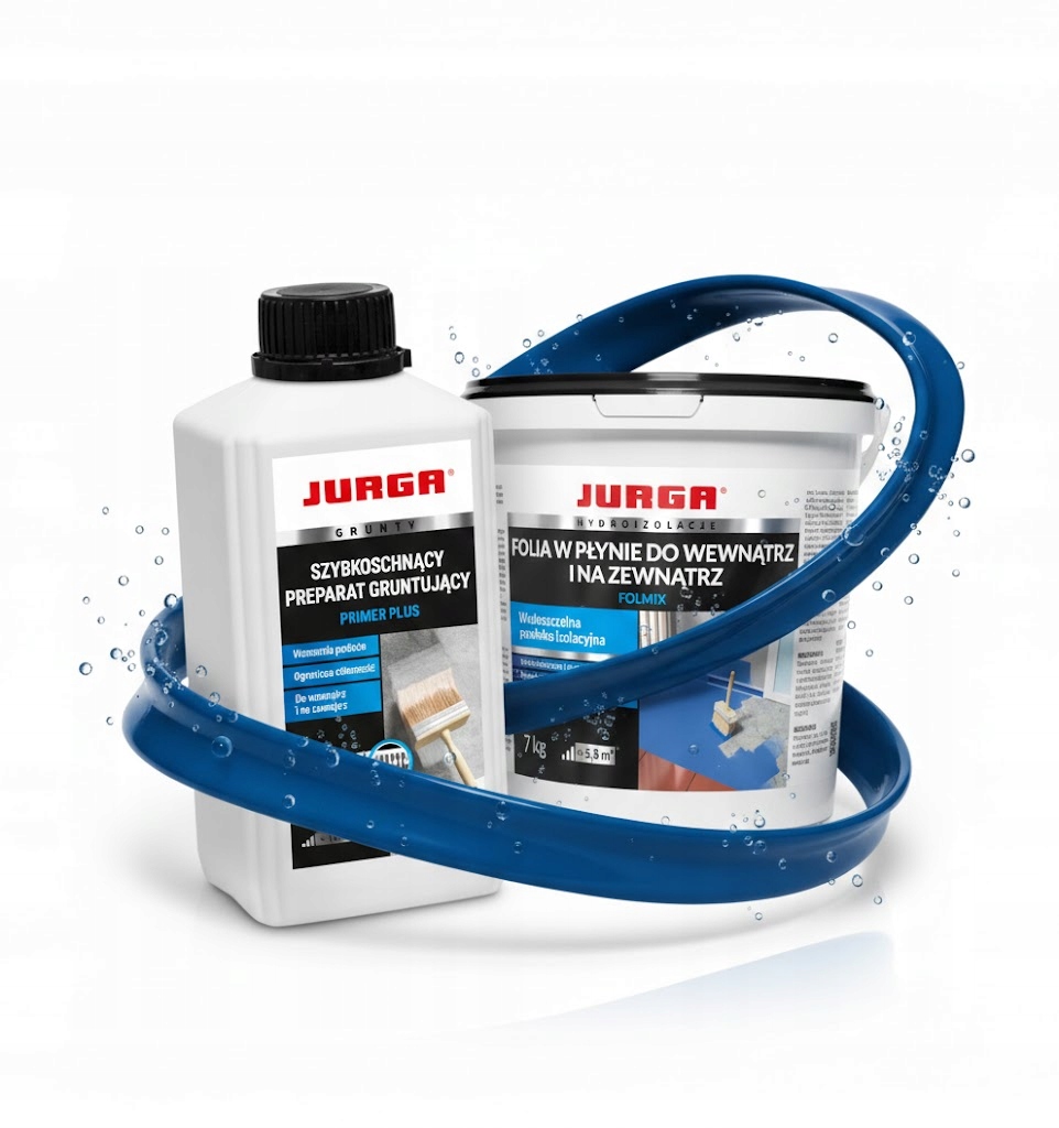 Elastyczna Folia w płynie Zewnątrz hydroizolacja Balkon 7kg Grunt 1L