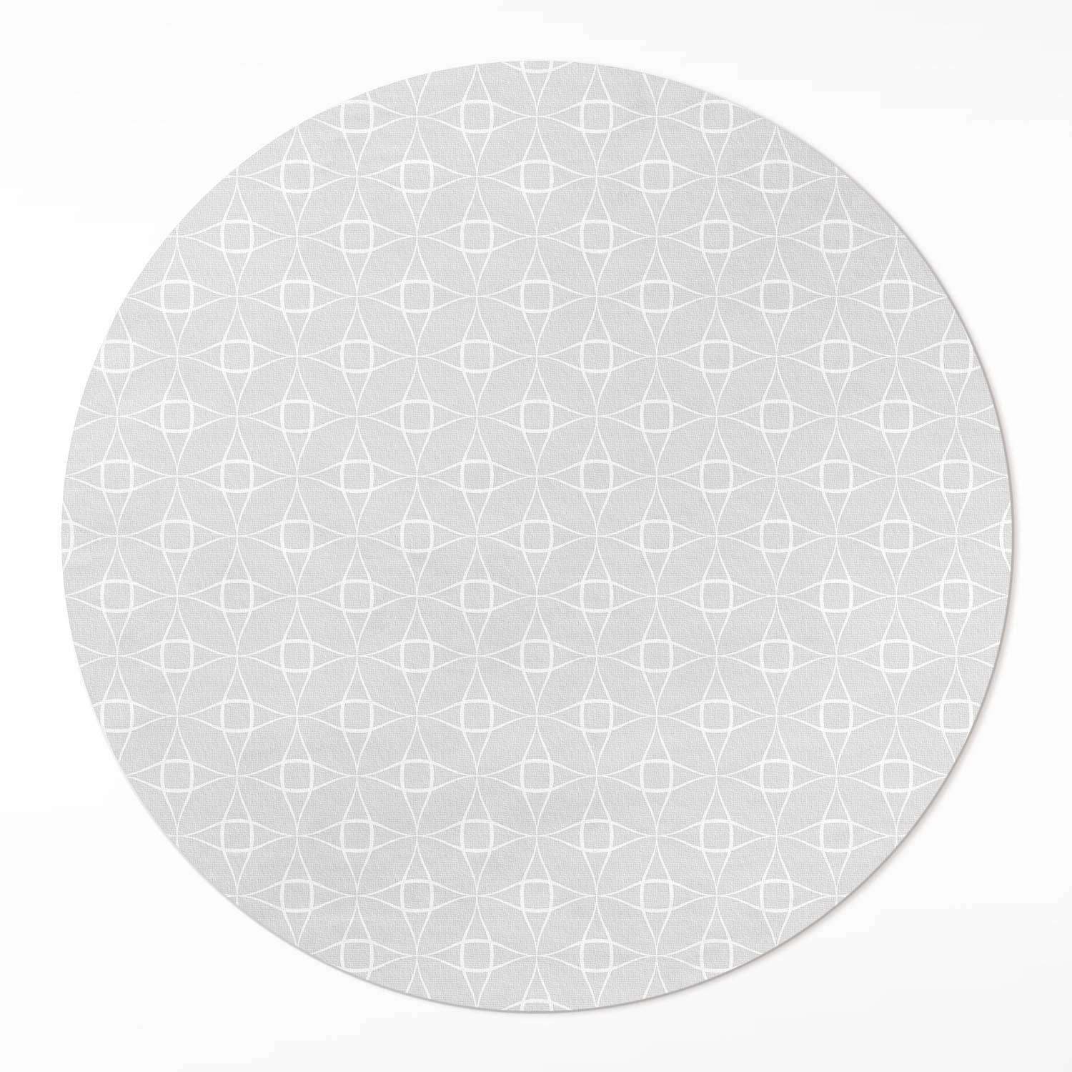 Okrúhly Pvc koberec do kancelárie, lineárny vzor, minimalistická dekorácia ⌀ 120 cm