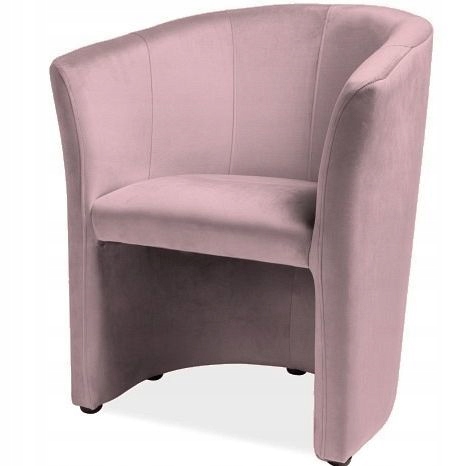 Fotel TM-1 Velvet Antyczny Róż Wenge Bluvel 52 Kolekcja TM-1