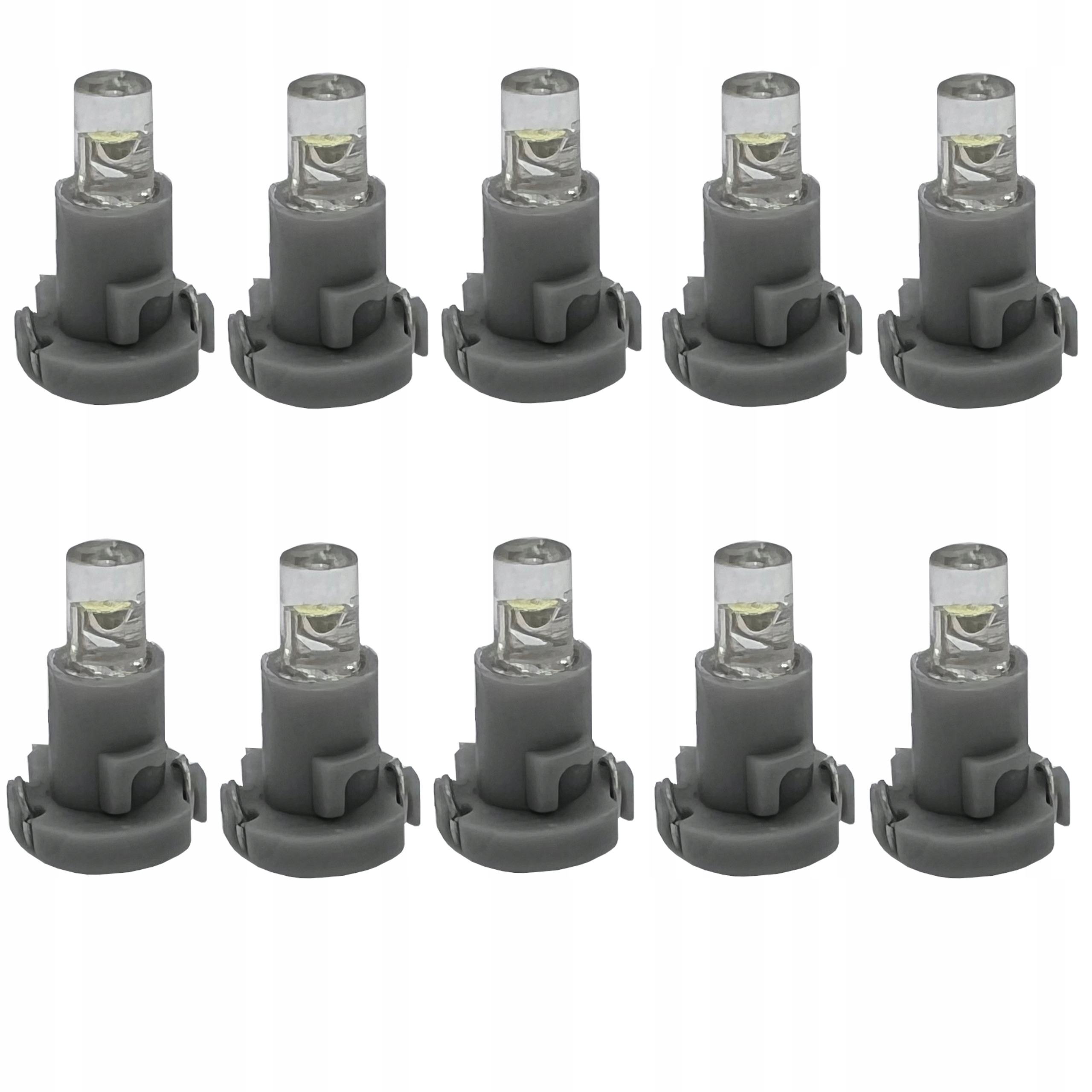 

żarówka Led T3 R3 8 mm zegary deska 12v biała x 10