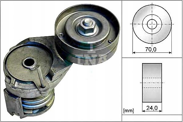 INA ROLKA NAPINACZA PASKA KLINOWEGO INA, 534 0138 Producent części Schaeffler INA