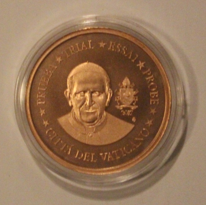 WATYKAN 2017 2 EURO CENT CENTY PAPIEŻ FRANCISZEK SPECIMEN PRÓBA RZADKOŚĆ