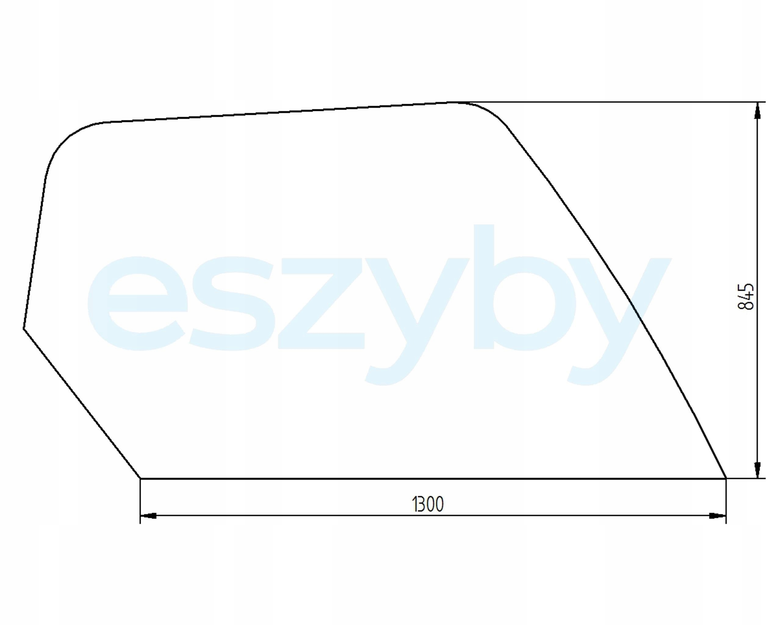 sklo teleskopický nakladač Manitou boční 212313