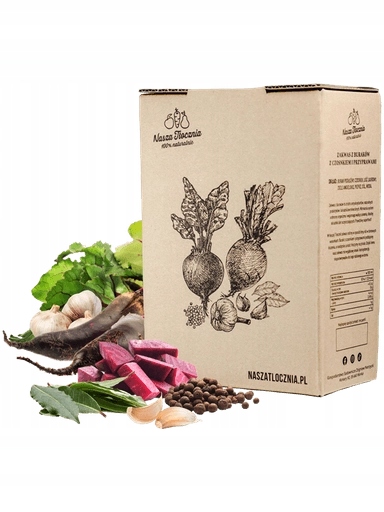 2x Nasza Tłocznia Kvásek z červené řepy lisovaný, živý, nepasterizovaný 3L