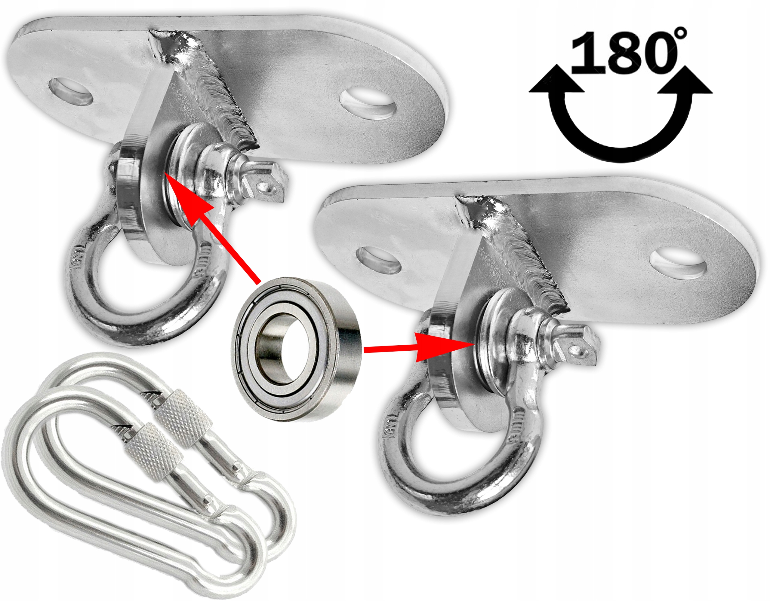 

Uchwyt sufitowy z Łożyskiem i szeklą 1x Detal2M