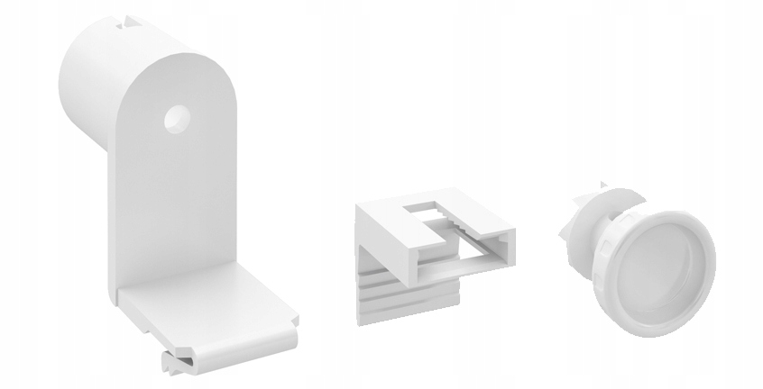 Haczyk dolny napięcia bocznego żyłki biały Marka DecoDesign