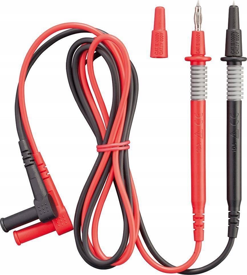 Měřicí kabel 4 mm s měřicí koncovkou 4 mm