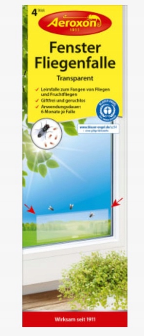 

Aeroxon Taśma na muchy Lep przezroczysty 4szt