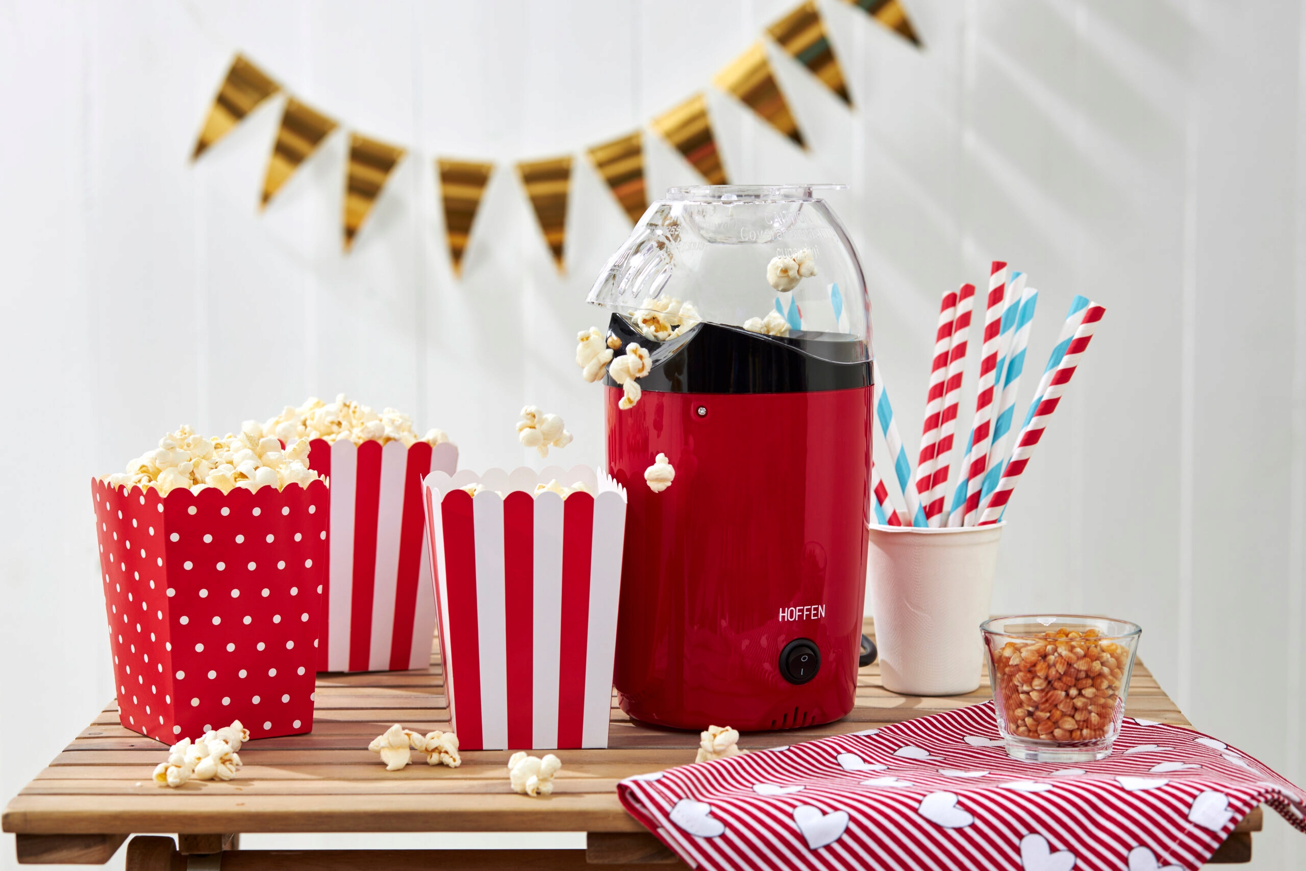 DOMOWE URZĄDZENIE DO POPCORNU HOFFEN Stan opakowania oryginalne