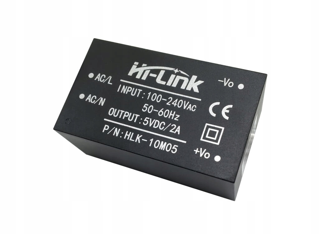 

HLK-10M05 Zasilacz 240V /5V 2A wersja do druku