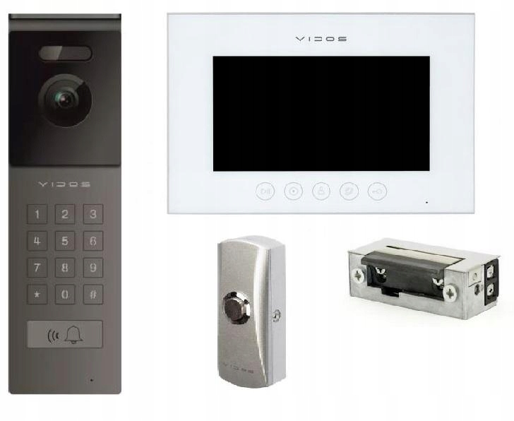 Videovrátnik Vidos X S12D/M11W-X Tlačidlo Elektrozáves