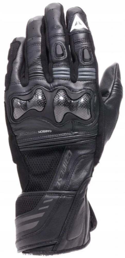 Dainese Reacto Carbon Long Lady Čierne Motocyklové Rukavice Xs