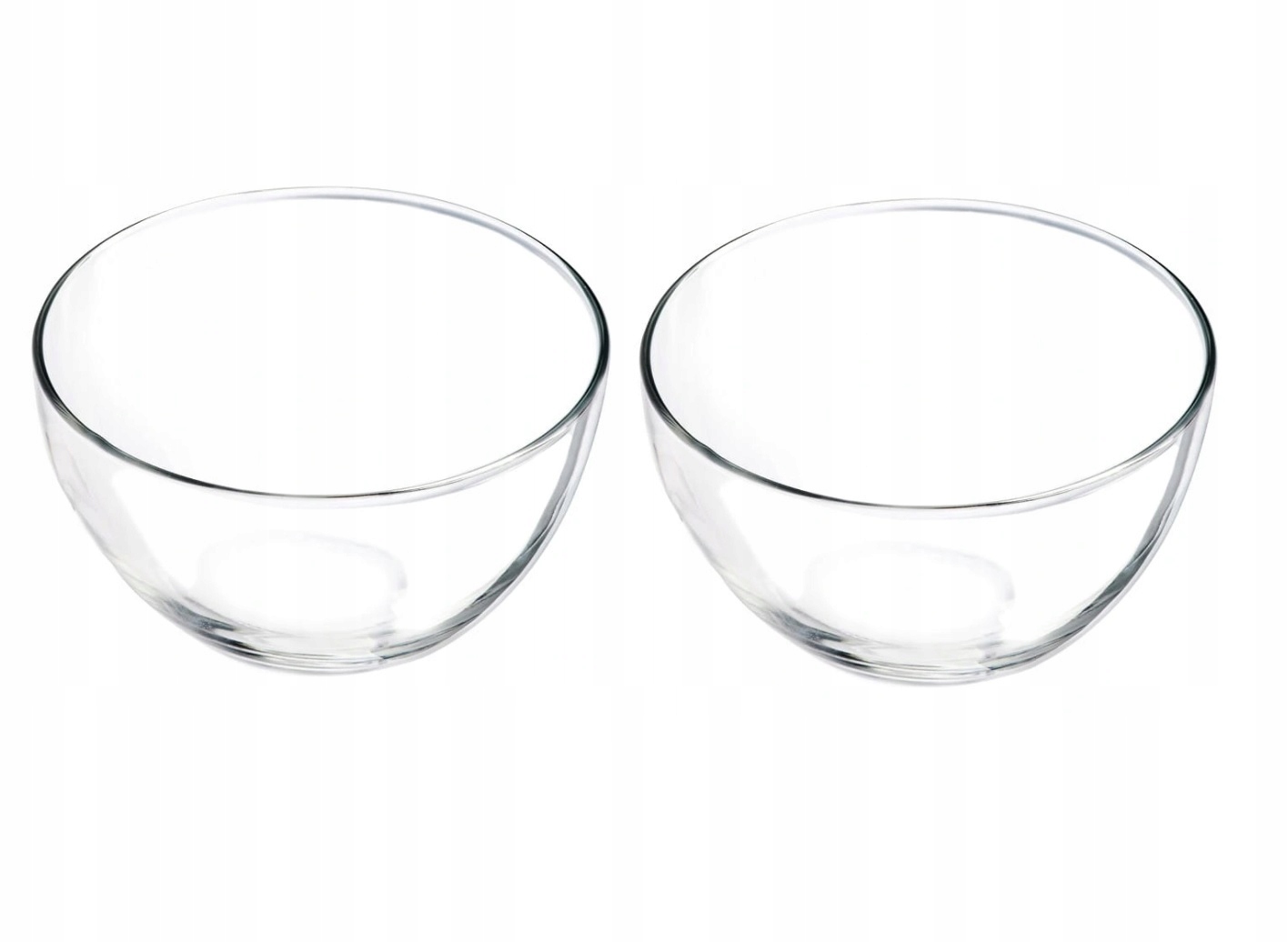 2x MISKA SALATERKA SZKLANA MISA 17cm DO SAŁATKI NA SAŁATKĘ ZESTAW Marka Domex Decor