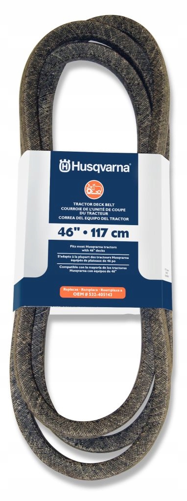 Pás na pohon nožov traktorov s bočným vyhadzovaním Husqvarna TS246 584453101