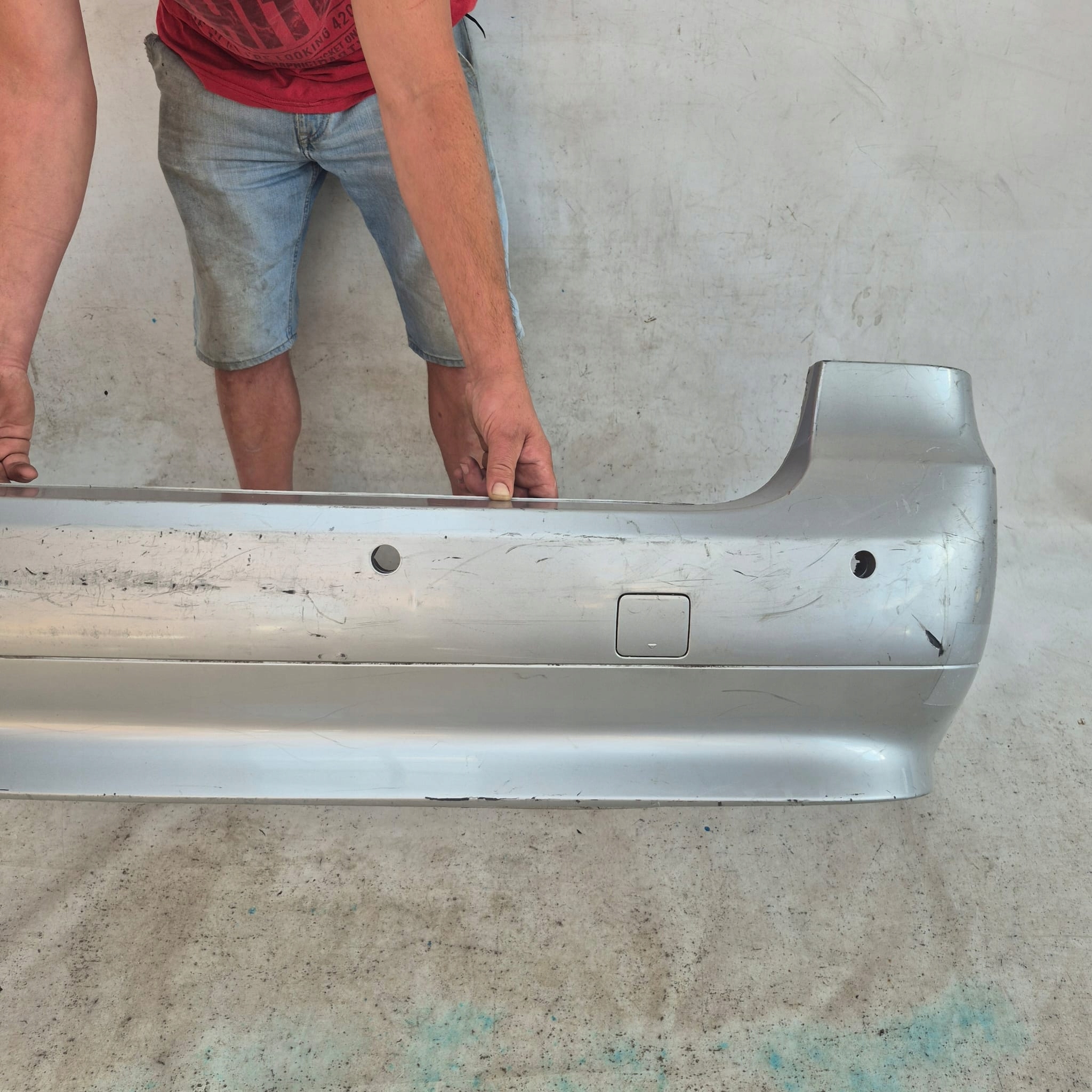 BMW 5 E61 KOMBI 03-07 bumper rear part rear PDC