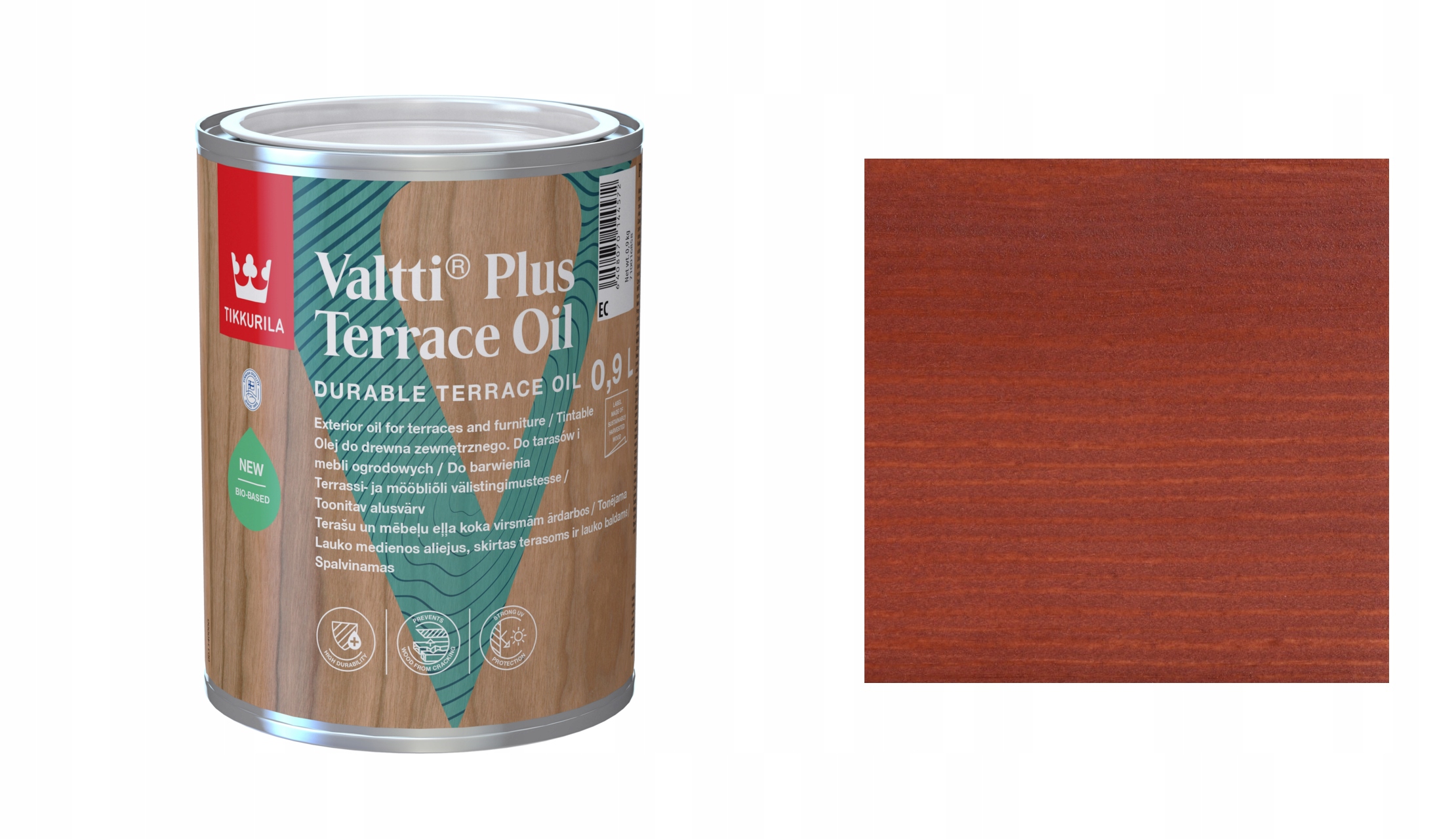 Tikkurila Valtti Plus Terrace Oil 0,9L 5058 Varvikko Olej Na Terasy