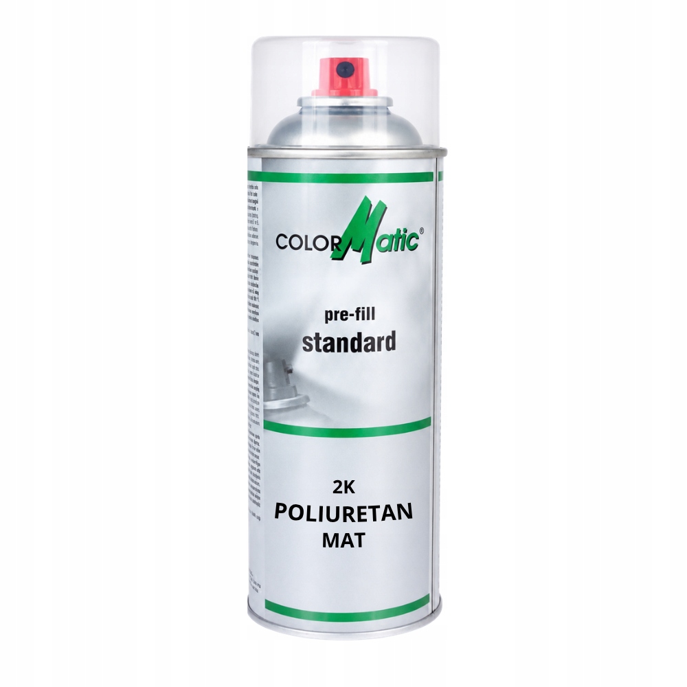 2K Bezbarwny Mat Z Utwardzaczem Klar Lakier Spray 400 ML Colormatic