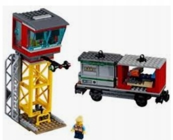 

Lego 60198 Wagon z kontenerami i wieża centr.zarzą