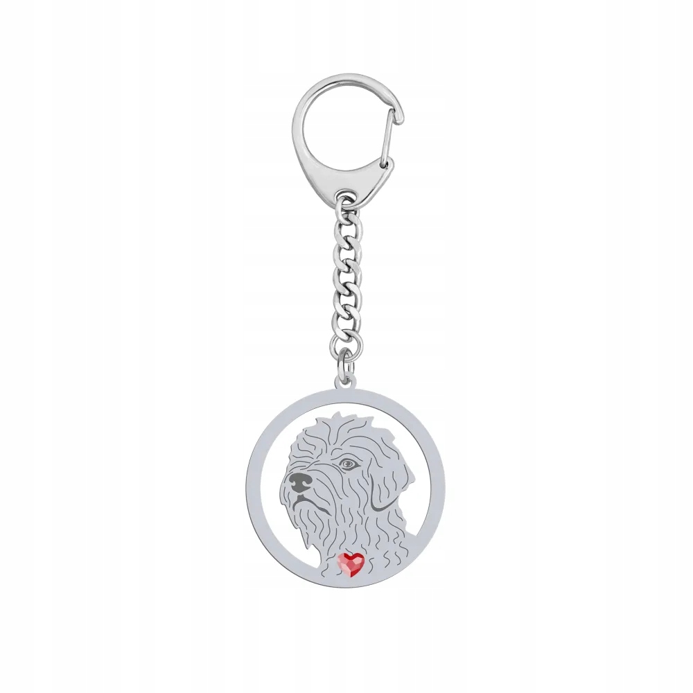 Přívěsek Na Klíče na klíče s irským psem Glen of Imaal Terrier 925 Dárek