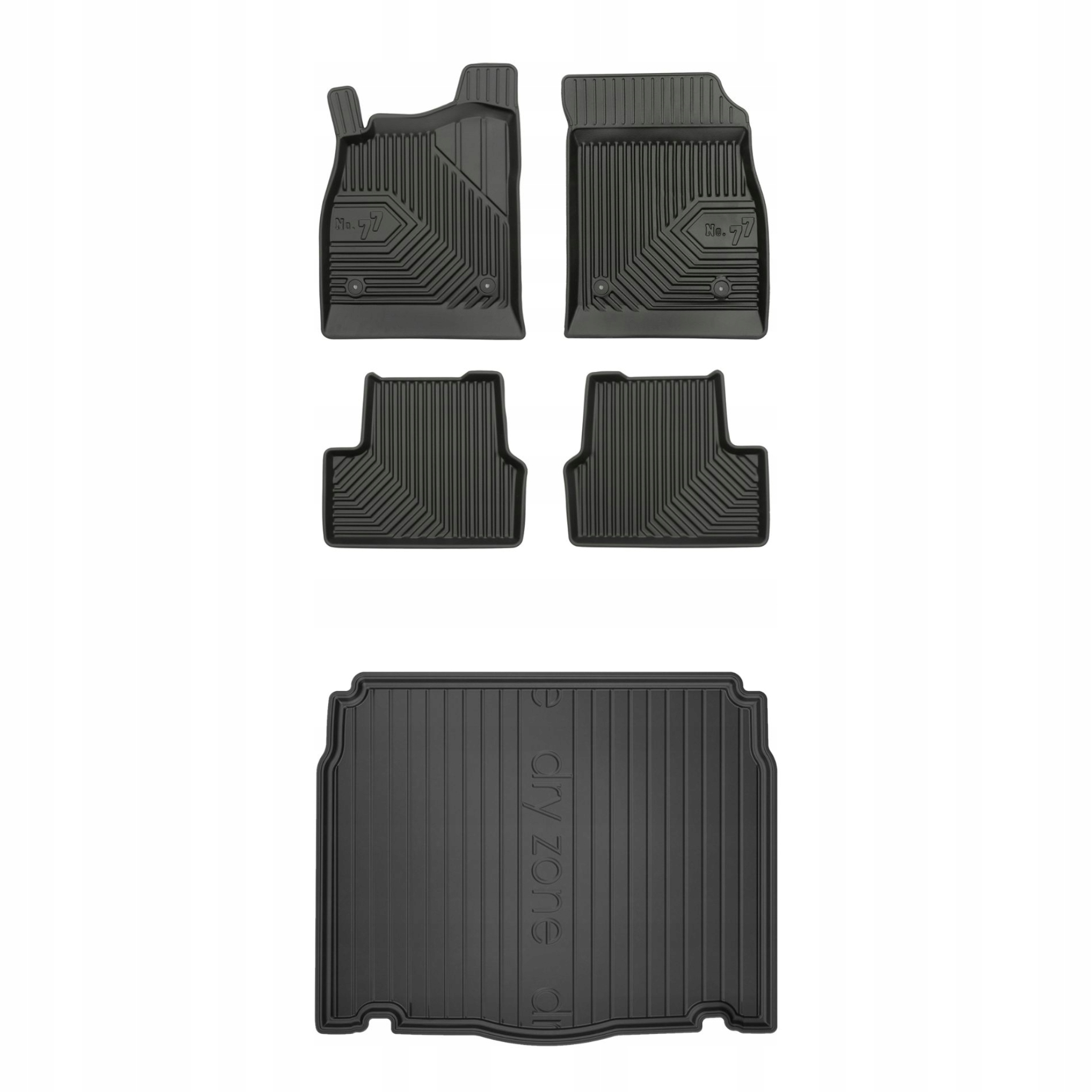 Sada gumových kobercov a rohoží pre Opel Astra J