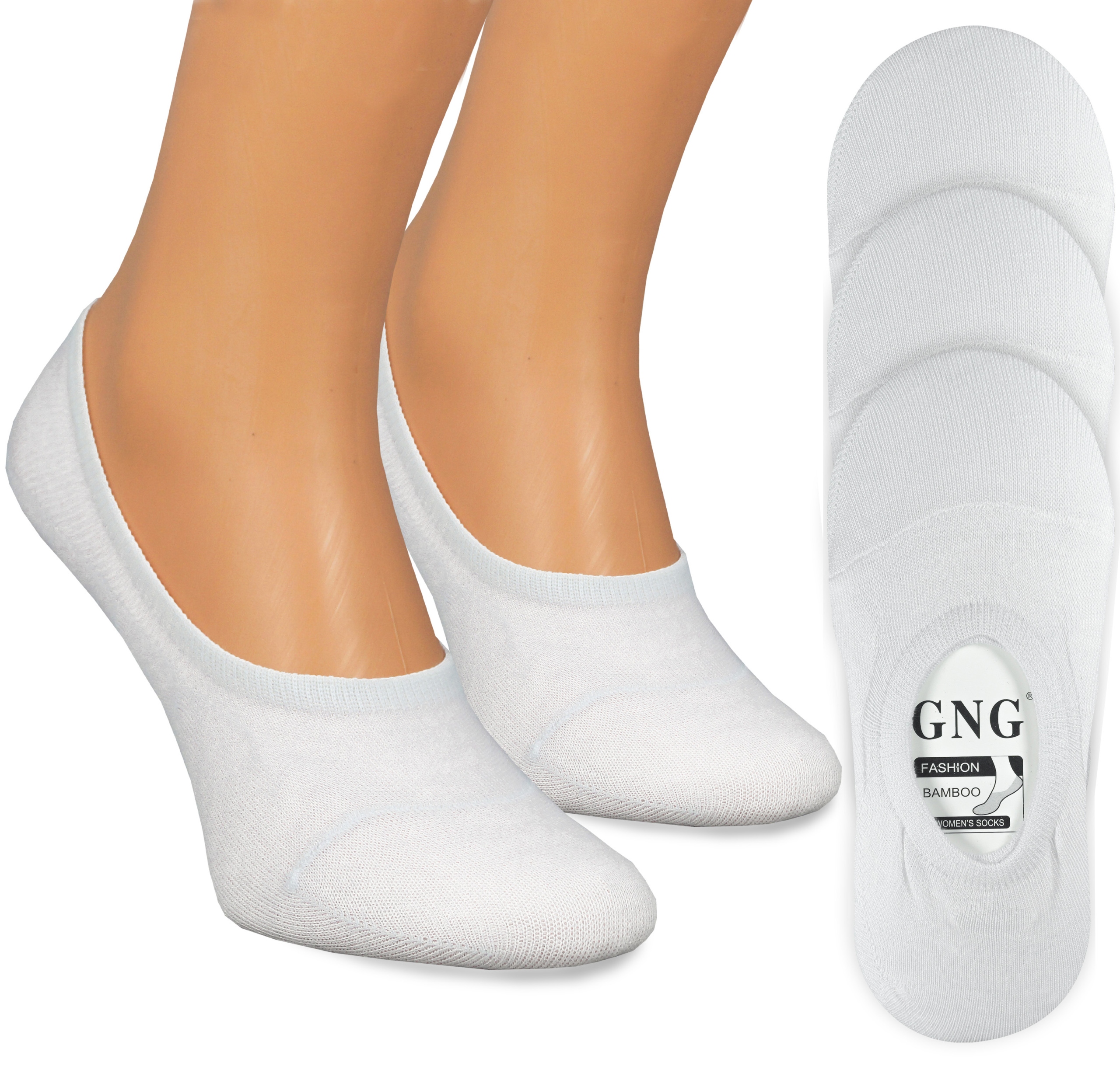 

Gng baleriny damskie stopki bambus 3-PAK r.35-38