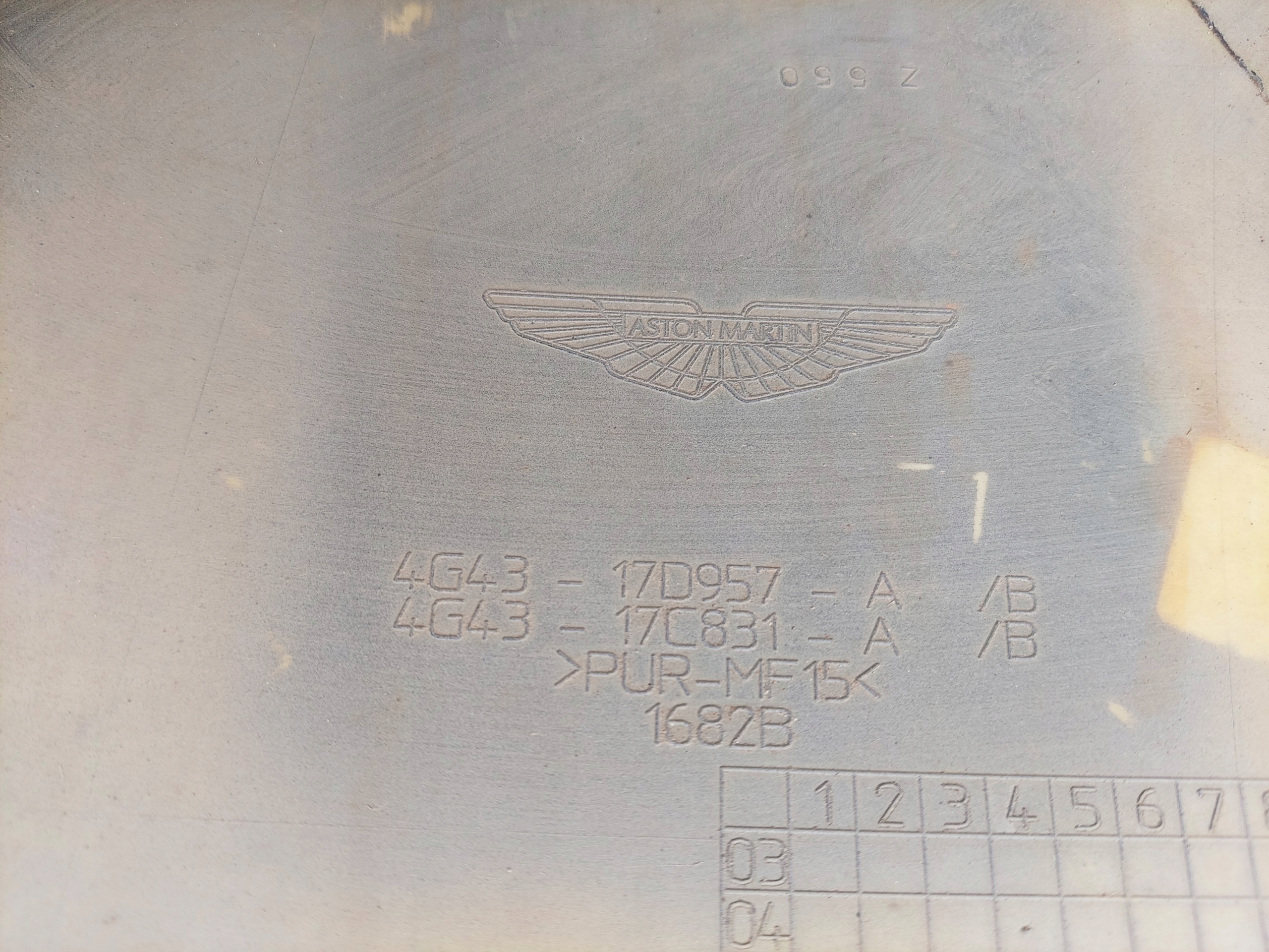 bumper front front complete PDC 4G43-17DB957-A ASTON MARTIN DB9