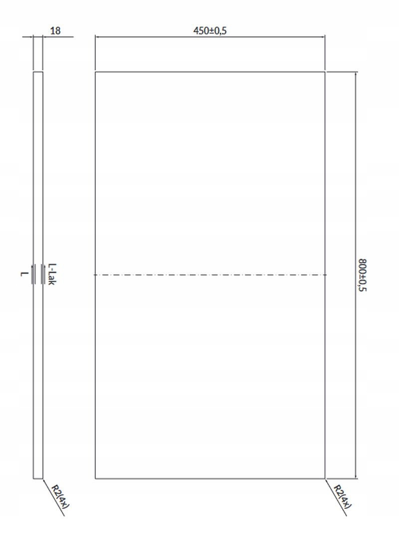 BLAT LARGA 80 BIAŁY Larga Cersanit (S932-024) Marka Cersanit