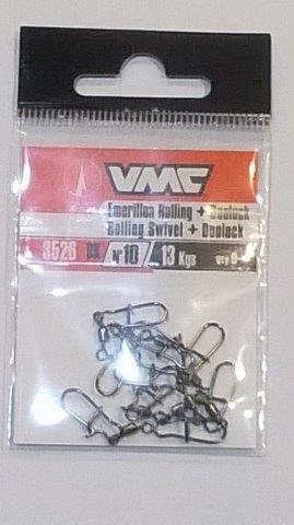 VMC Krętlik z agrafką 3526 Bk NR.10-13kg 9szt. op.