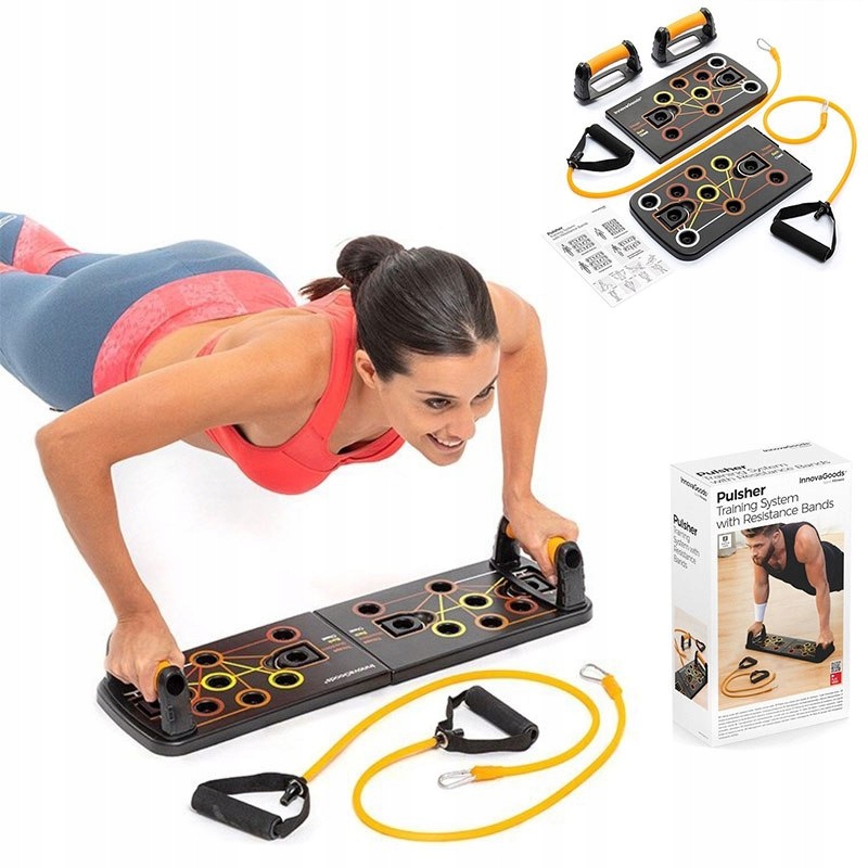 Madla na kliky InnovaGoods Push Up Bars Domácí posilovna Fitness Trénink