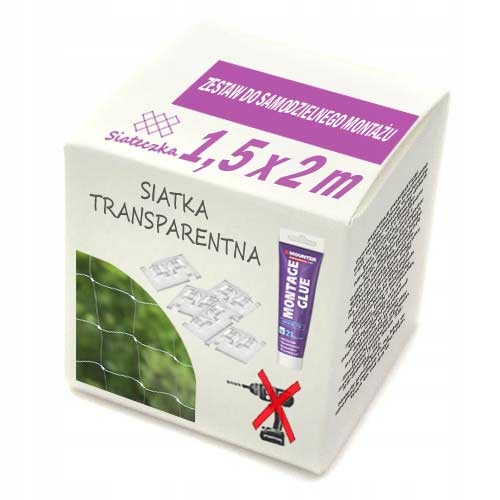 

Zestaw Siatka Na Okno Przeciw Ptakom Bez Wiercenia
