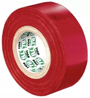 

Taśma izolacyjna Boll czerwona 19 mm x 10 m